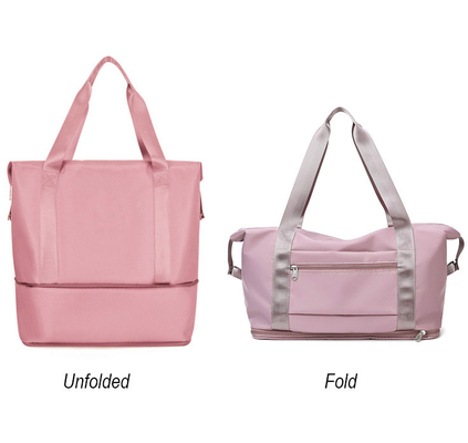 comprar Bolso de viaje para deportes de ruedas poliéster 210D mujer impermeable 10.63x21.65x7.09