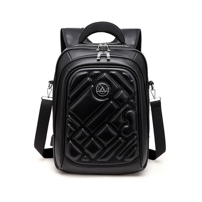 comprar Cuero Pu impermeable Bolso de viaje personalizado bolso portátil USB para hombre 42x32x14cm online manufacture