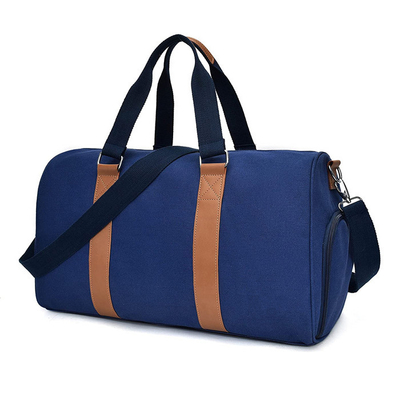 comprar 12oz hombre mujer bolsa de lona de noche, bolsa de viaje personalizada grande online manufacture