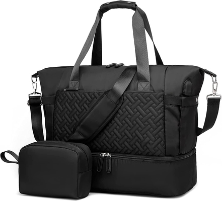 comprar Bolso de gimnasia inoxidable de deportes de poliéster 600D con puerto de carga USB online manufacture