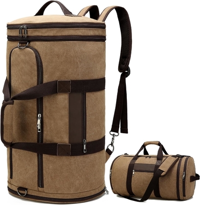 comprar 58L de color marrón conveniente para llevar en el hombre expandible bolsa de viaje de fin de semana con compartimiento de zapatos online manufacture