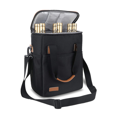comprar Mochila aislada de oxford refrigerador de bolsa botella de cerveza refrigerador de vino mochila 10X6X13