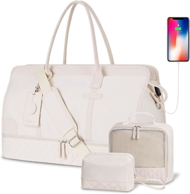 comprar Large Size Beige Weekend Overnight Bag Hospital Viajes Llevar en el Tote online manufacture