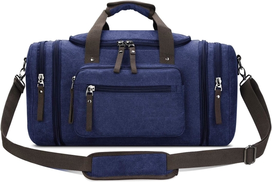 comprar Bolso de semana azul de lienzo duradero Bolso de deportes gimnasio de yoga bolso de mensajería con mango online manufacture