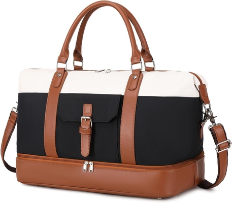 comprar Cavas Weekend Carry on Duffel Bolso de viaje con zapatos de cuero Compartimiento para hombres online manufacture