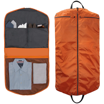 comprar 2 en 1 de ropa de bolso portátil de traje de hombre colgador de cremallera bolsillos 1.1LBS online manufacture