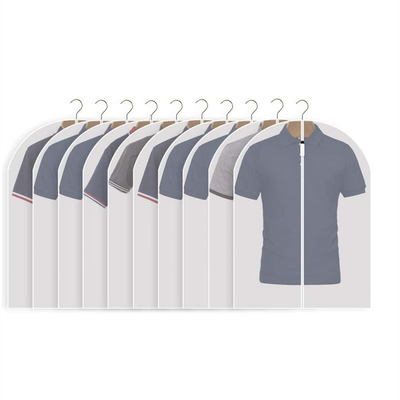 comprar Pvc transparente colgante bolso de viaje de prendas de vestir personalizado para vestidos largos Ropa con cremallera completa online manufacture