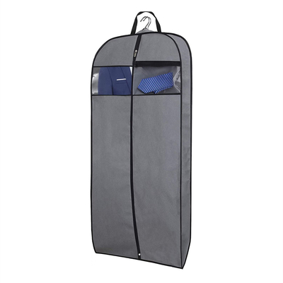 comprar Tejido Ligero Bolsa de viaje de ropa personalizada para trajes Protector con cremallera colgante 24x32