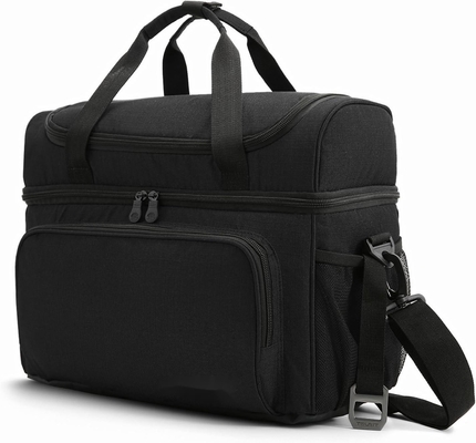 comprar Extra grande negro aislado picnic campamento de la playa de trabajo de viaje personalizado bolsa de enfriador online manufacture
