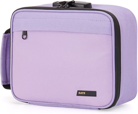 comprar Bolso de viaje portátil con revestimiento de carbón personalizado con cerradura de carbón activado divisores extraíbles cremallera impermeable online manufacture
