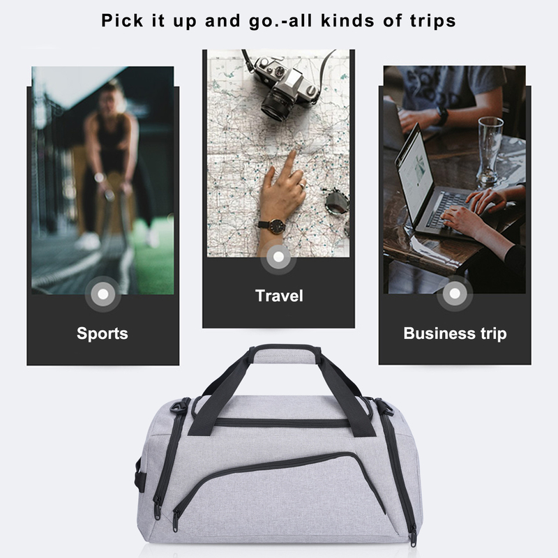 130l 120l 115l 110l 100l Xl Mujer Bolso de viaje grande con manga de carrito 50x20x24cm