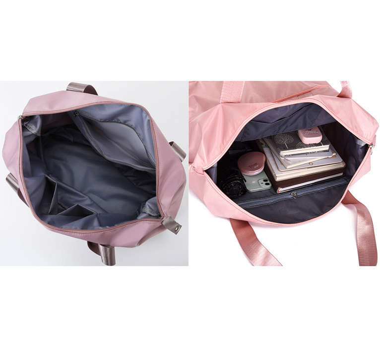 Bolso de viaje para deportes de ruedas poliéster 210D mujer impermeable 10.63x21.65x7.09