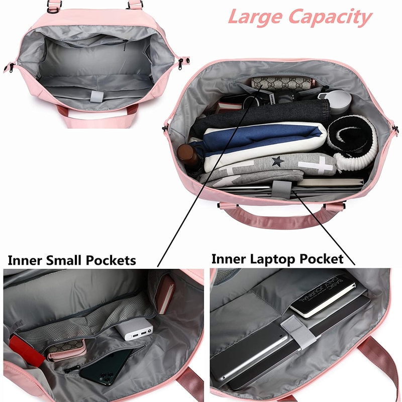 Bolsa de viaje personalizada grande portátil de equipaje Hospital de niñas 15 16 pulgadas 16X7.3X15.5 