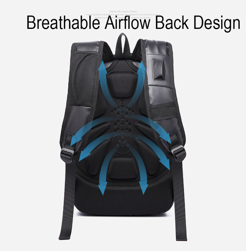 Mochila de viaje personalizada de negocios de EVA Shell tamaño grande 16.14x10.43x1.18