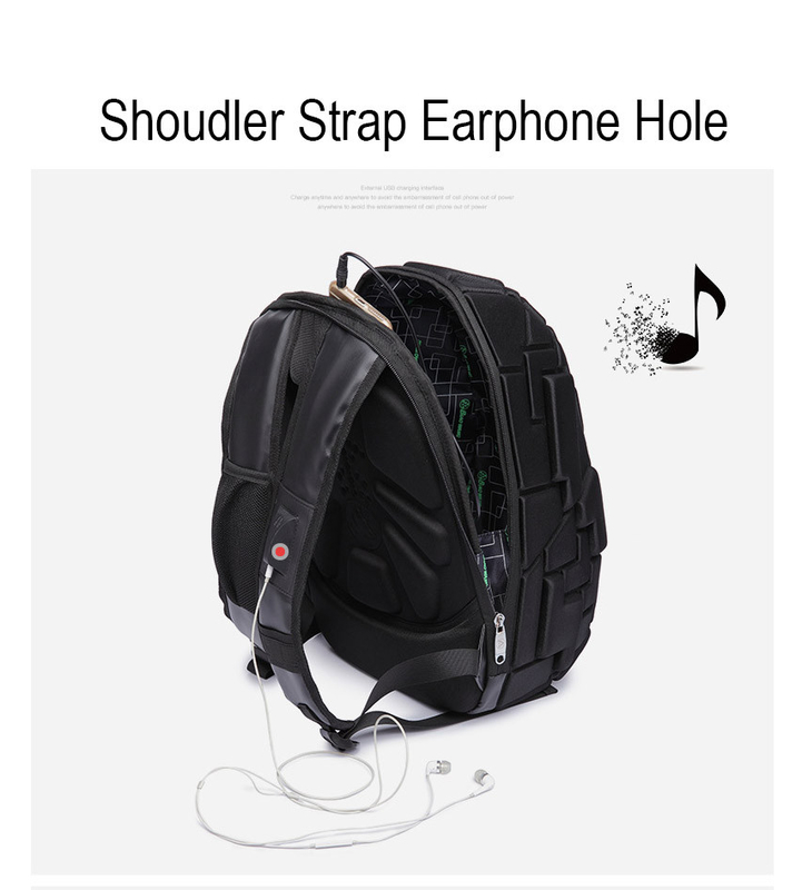 Mochila de viaje personalizada de negocios de EVA Shell tamaño grande 16.14x10.43x1.18