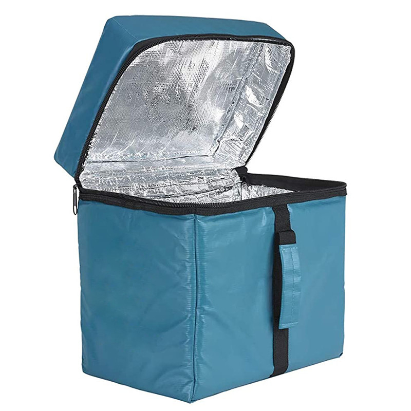Compras de comestibles Bolsa de enfriador térmico aislada para pizza de helado 11.8 pulgadas