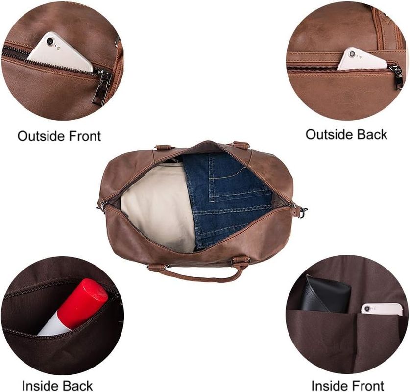 52L impermeable de una noche de fin de semana con bolso de viaje personalizado con bolsa de zapatos