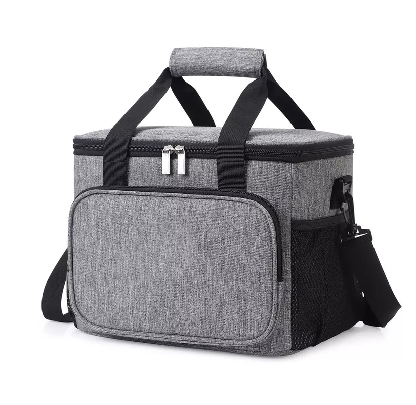 Bolsa de enfriador aislada personalizada de lado blando para comestibles Boca de almuerzo Tote Office 24 lata