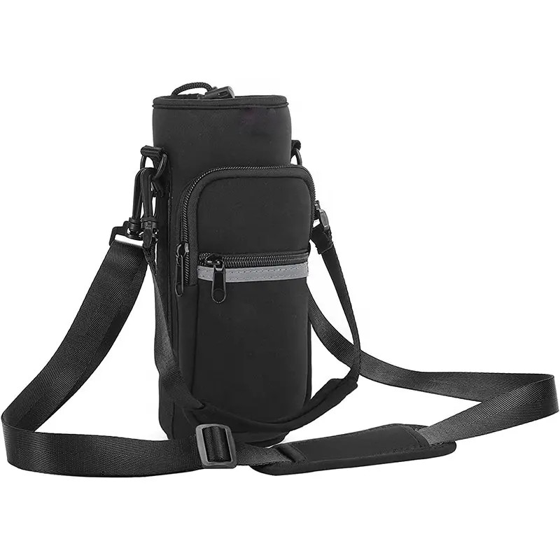 3.3 X 10.6 pulgadas impermeable Neoprene portabotellas de agua de viaje aislado térmico portátil