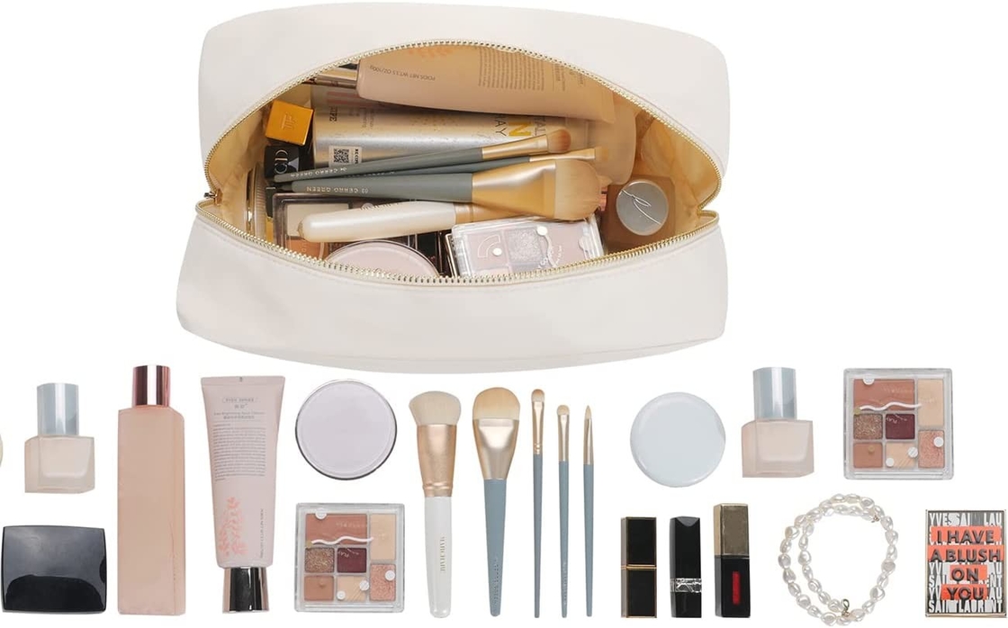Bolso de maquillaje impermeable, bolso cosmético para mujeres.