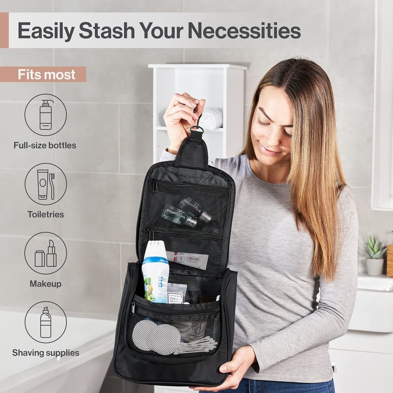 Bolsa de ropa de baño de viaje para maquillaje y afeitado