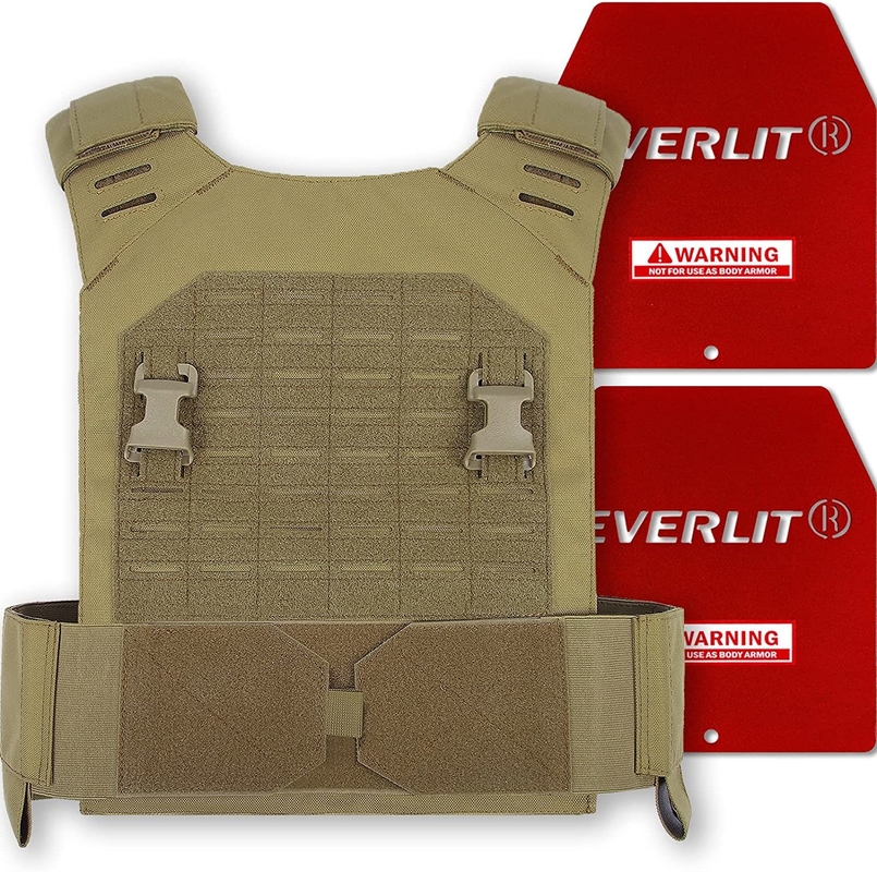 1000D Nylon Cordura Coyote Marrón Entrenamiento de fuerza chaleco de entrenamiento de peso 11x14