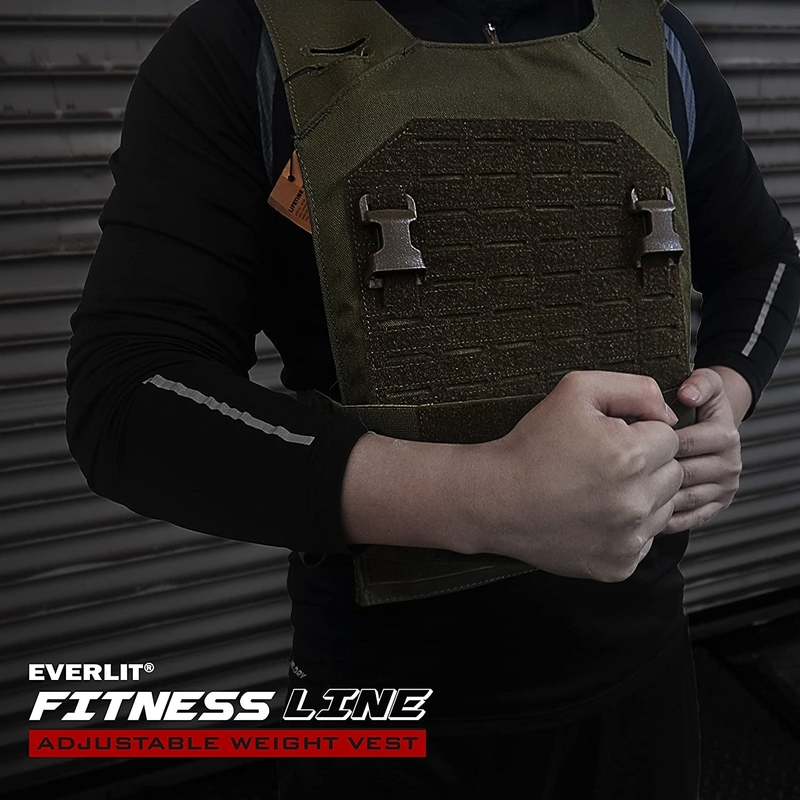 1000D Nylon Cordura Coyote Marrón Entrenamiento de fuerza chaleco de entrenamiento de peso 11x14