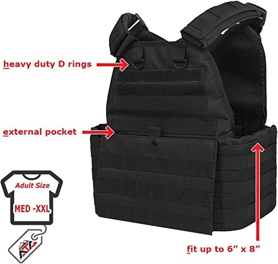 Bolsillo de armas personalizado con bolsas de revistas adherentes de malla 3D de 34