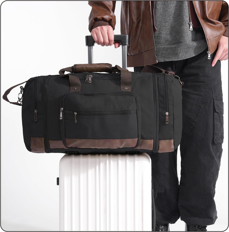 Bolso de viaje de gran capacidad de fin de semana conveniente para llevar el equipaje de los hombres