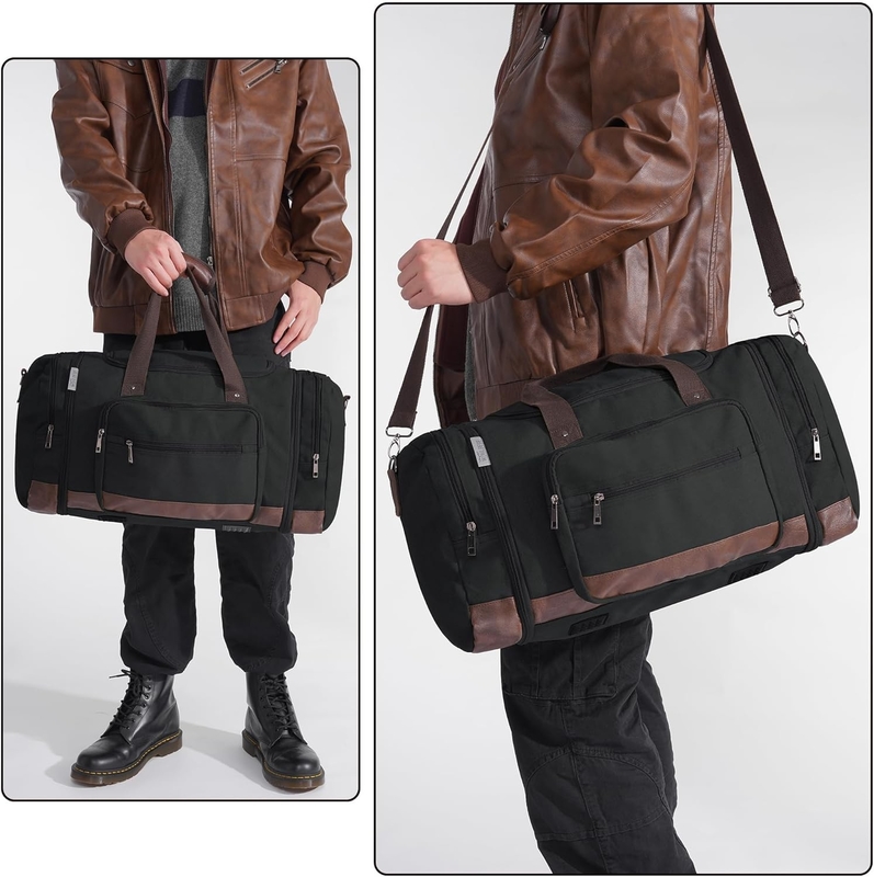 Bolso de viaje de gran capacidad de fin de semana conveniente para llevar el equipaje de los hombres