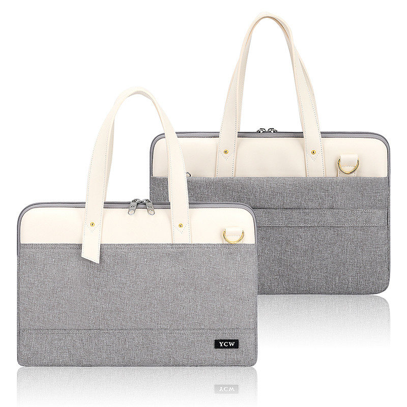 Bolsas de trabajo para 15.6 pulgadas Bolsa portátil mujer Mochila impermeable Manga