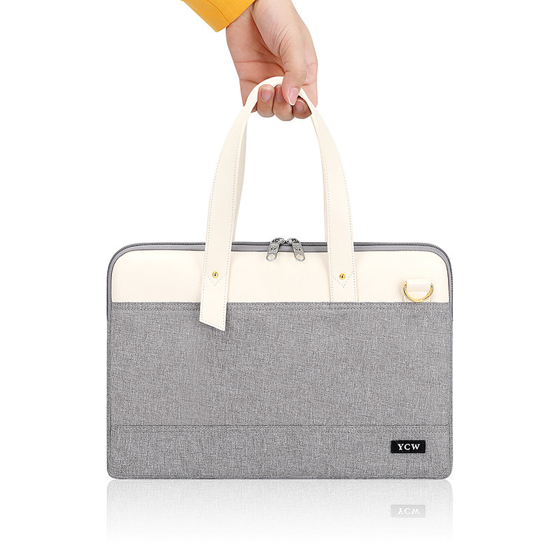 Bolsas de trabajo para 15.6 pulgadas Bolsa portátil mujer Mochila impermeable Manga