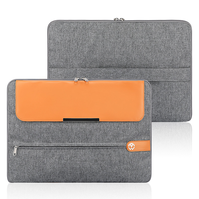 Mano de computadora de 15,6 pulgadas bolsas de negocios portátiles personalizadas de cuero portátil portátil portátil de mujeres tapa