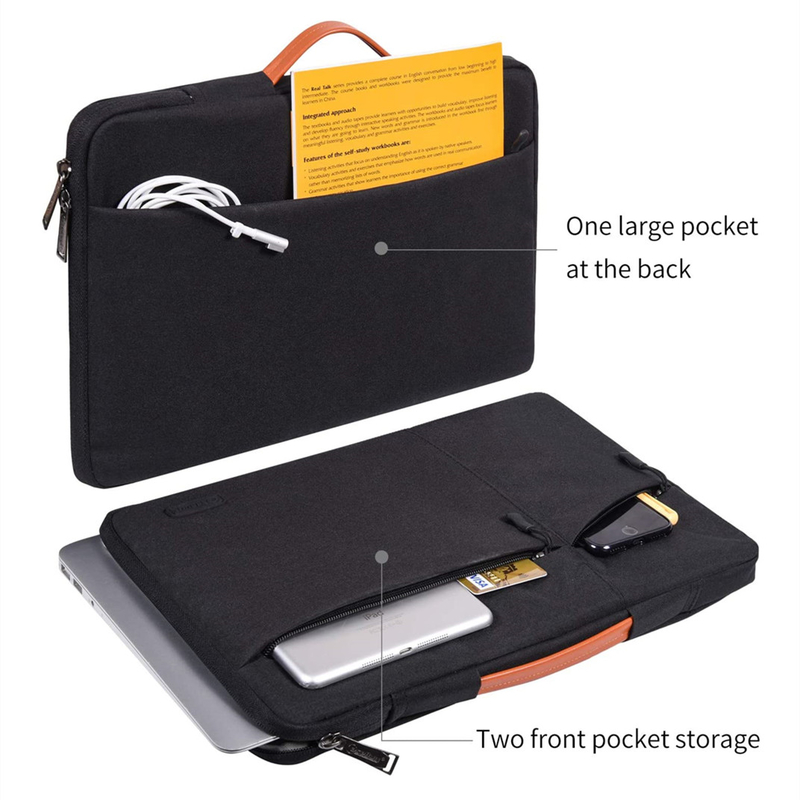 Envases de mano de negocios bolsas portátiles personalizadas maletines de bolso 10 pulgadas 11.6 pulgadas 21 pulgadas 22 pulgadas