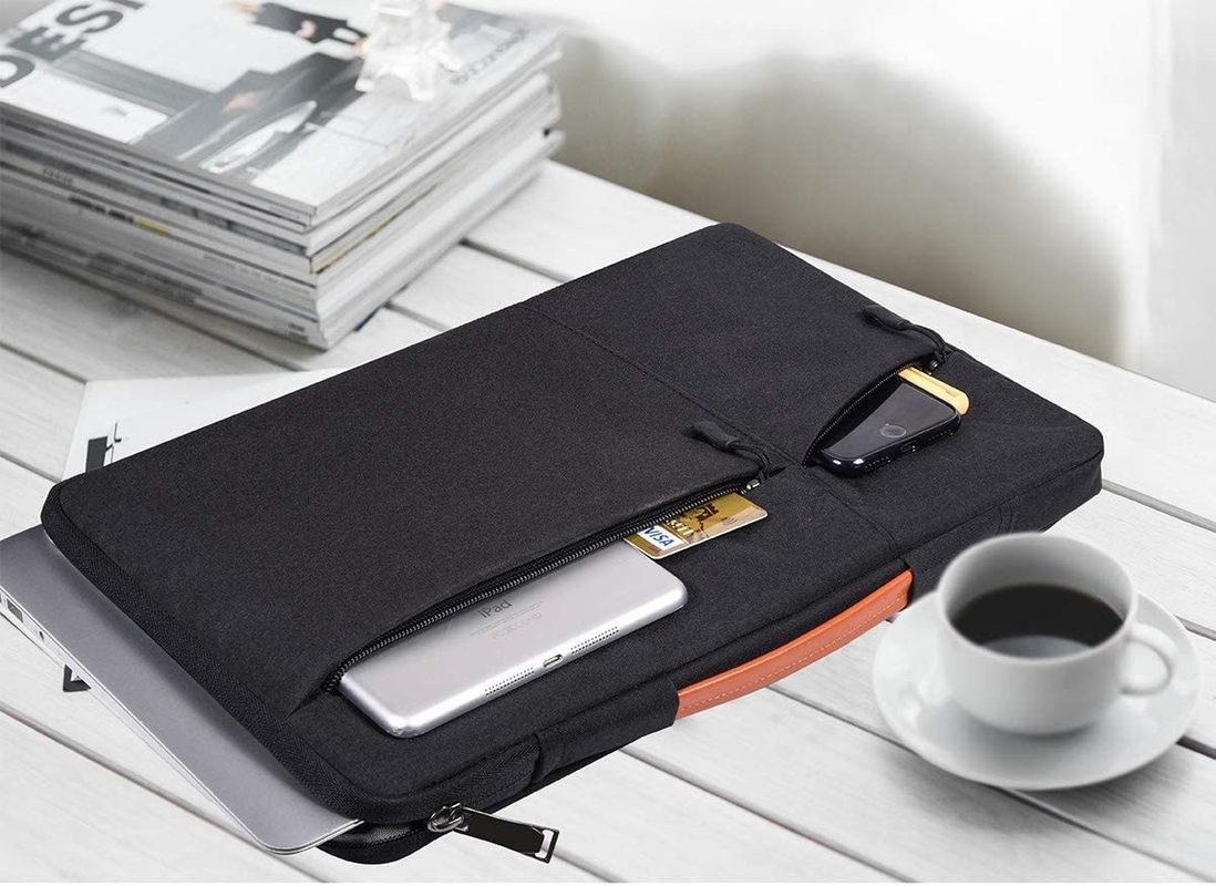 Envases de mano de negocios bolsas portátiles personalizadas maletines de bolso 10 pulgadas 11.6 pulgadas 21 pulgadas 22 pulgadas