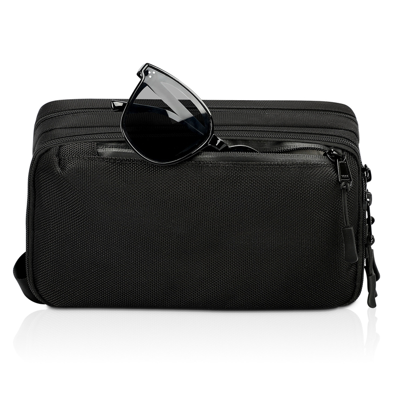 Bolso de higiene personalizado para viajes Bolso Eco-friendly Organizador cosmético colgante 3 capas