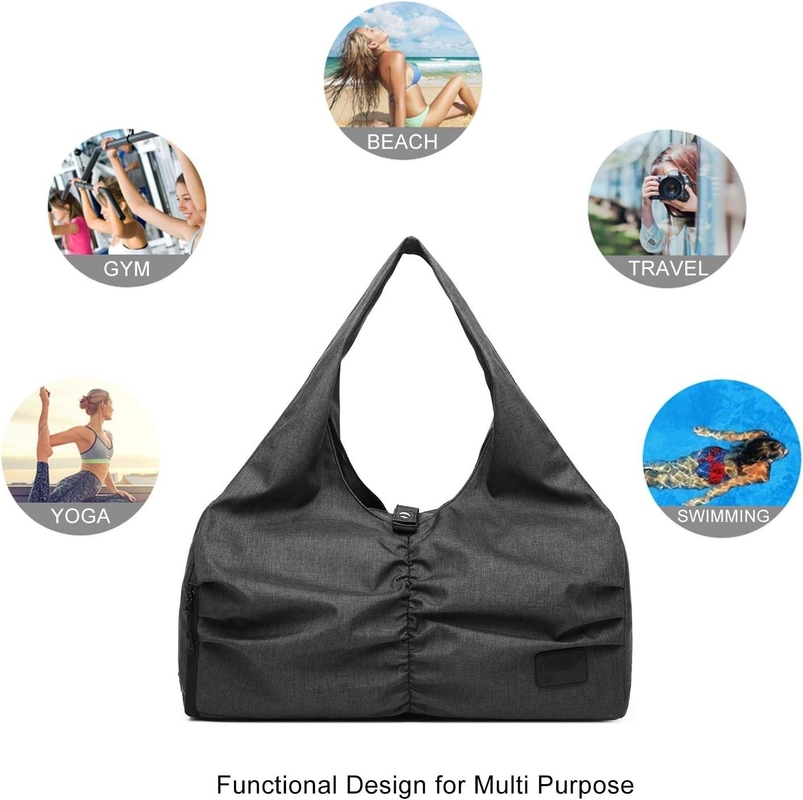 Bolsas personalizadas de yoga con bolsillos de almacenamiento húmedo y seco