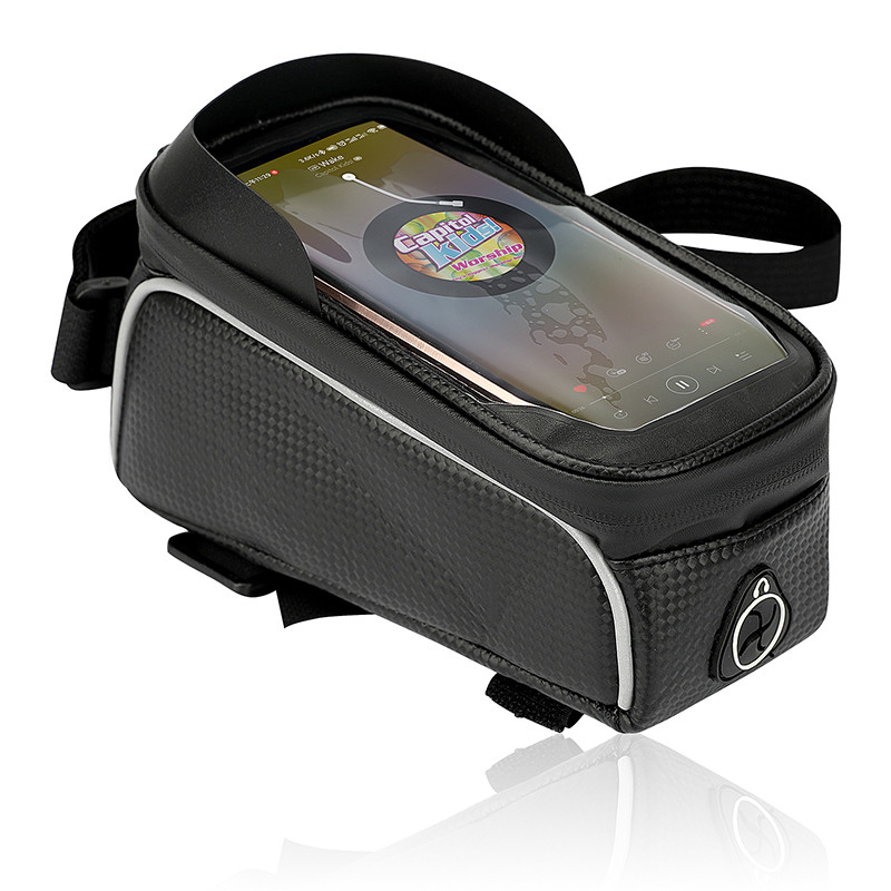 OEM o ODM bolso de teléfono de bicicleta impermeable de marco frontal bolso de bicicleta 8x3x5 
