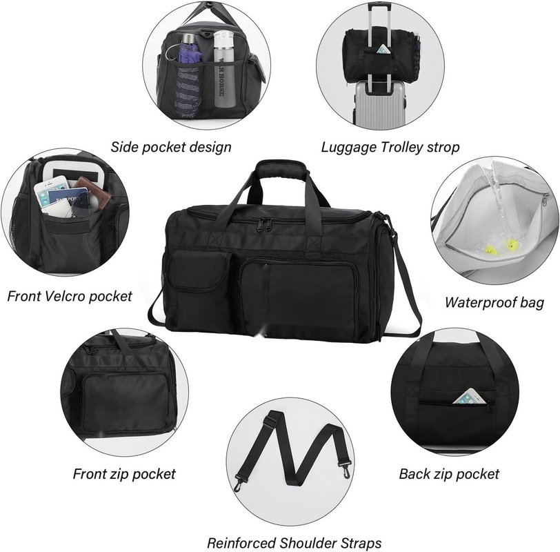 Bolso de viaje personalizado con separación seca y húmeda