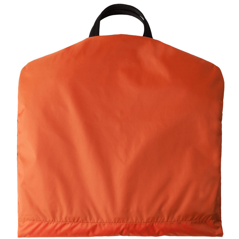 2 en 1 de ropa de bolso portátil de traje de hombre colgador de cremallera bolsillos 1.1LBS
