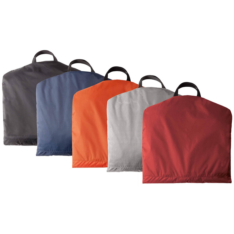 2 en 1 de ropa de bolso portátil de traje de hombre colgador de cremallera bolsillos 1.1LBS