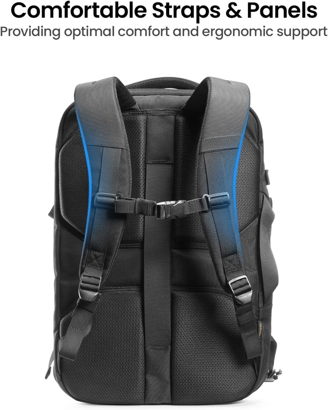 Vuelo aprobado Carry on Travel Bag Custom Negro Gran capacidad para viaje de negocios