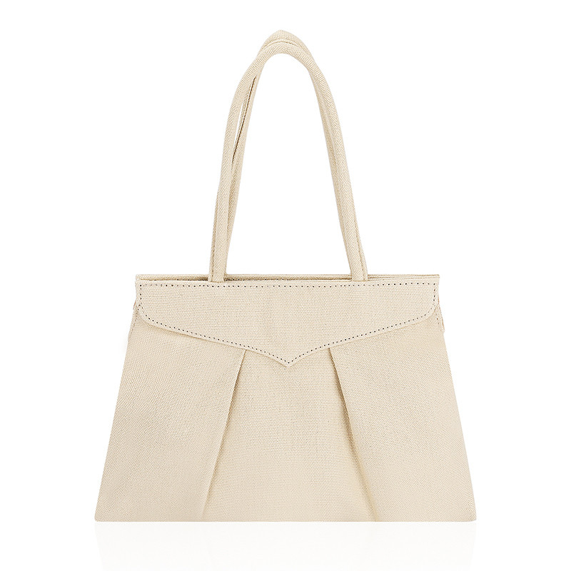 Bolsas de compras ecológicas reutilizables Bolsas de ropa de lona sostenibles Botón de cremallera 10x7
