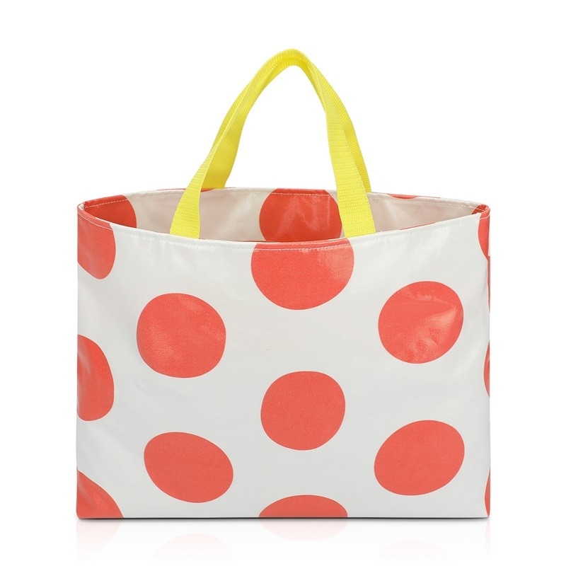Bolso de compras de lona plegable Bolso de compras grande 3 bolsos bolsos carteras billeteras 15.5X12.5 