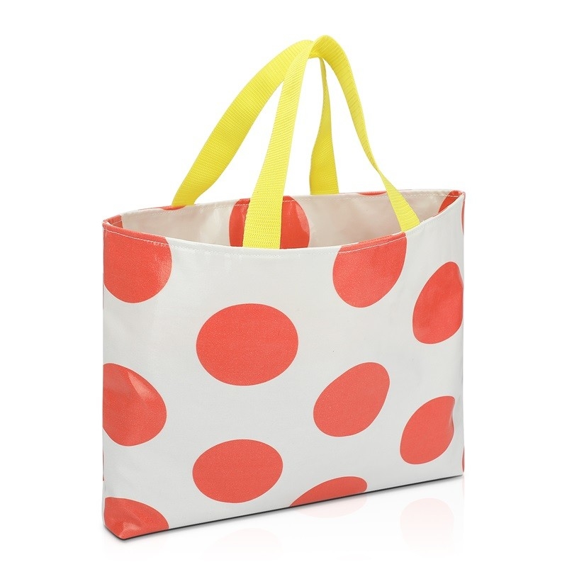 Bolso de compras de lona plegable Bolso de compras grande 3 bolsos bolsos carteras billeteras 15.5X12.5 