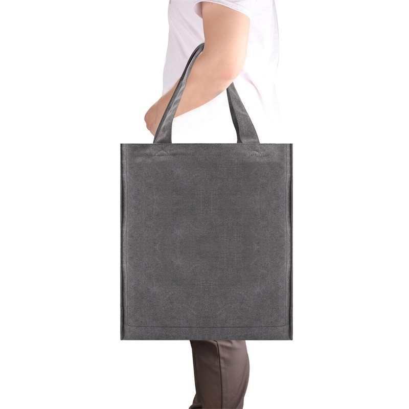 Bolsas de compras personalizadas ecológicas reutilizables Bolsas de mano de lona para mujeres bolsos 13X3X16
