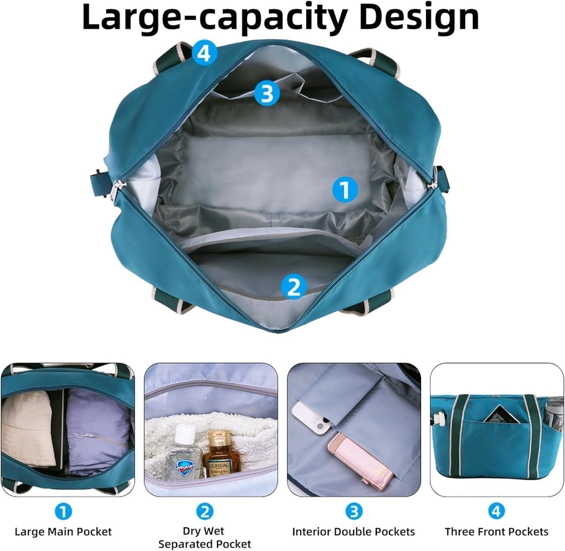 Bolso de viaje personalizado con correa desmontable