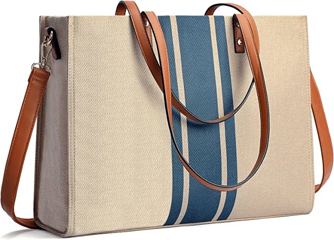 Capa de trabajo portátil bolso para mujeres viaje casual 16.33x4.7x12.99