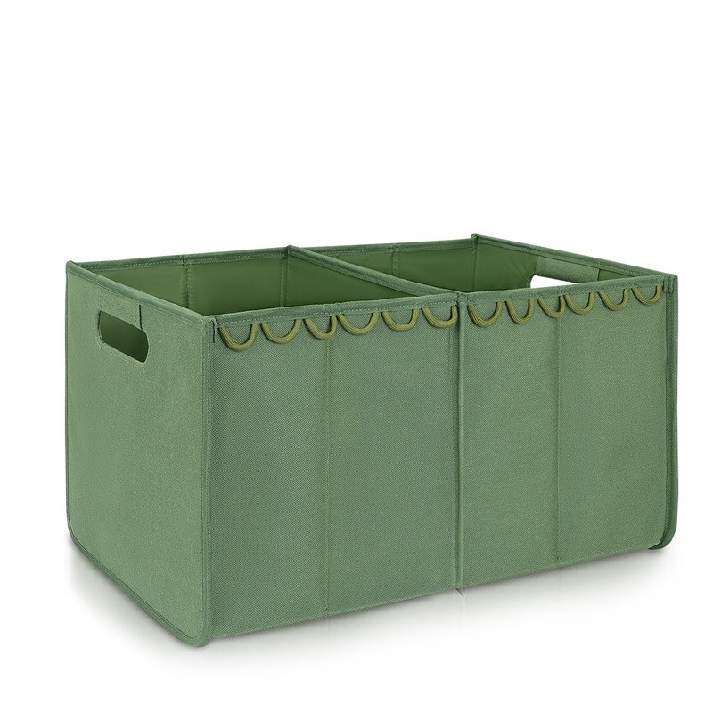 Almacenamiento de maletero plegable Almacenamiento de equipaje para SUV Dos compartimentos plegables 36x4x9