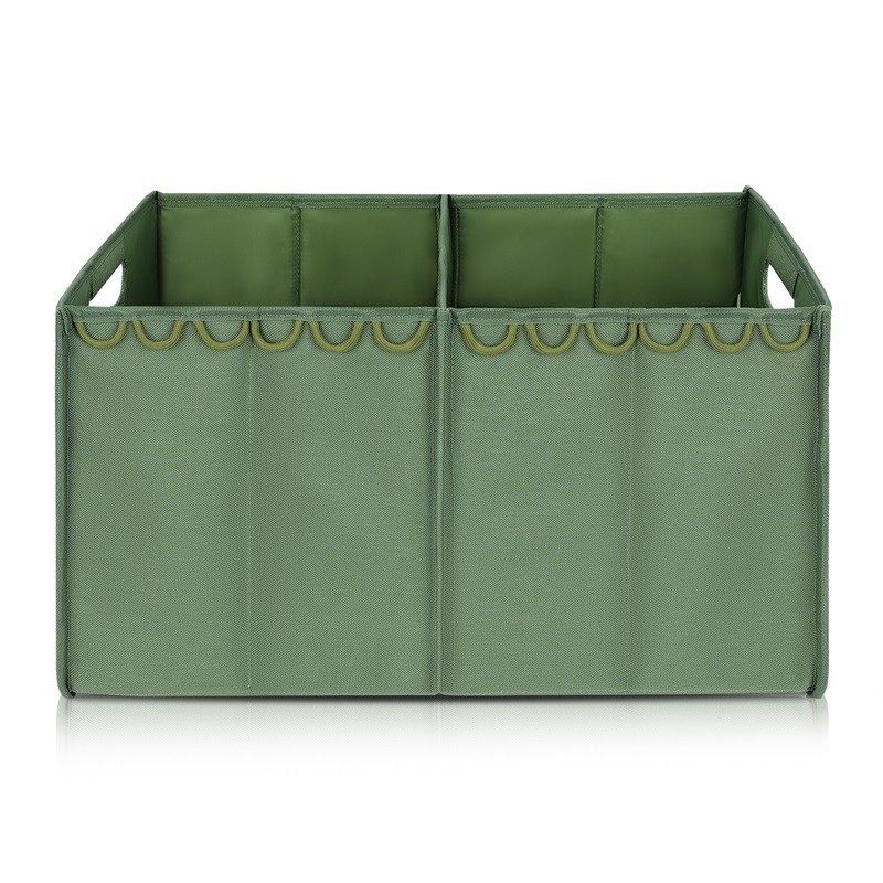 Almacenamiento de maletero plegable Almacenamiento de equipaje para SUV Dos compartimentos plegables 36x4x9